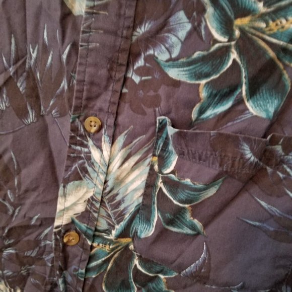 Univibe Mens Button Front Hawaiian Shirt Medium - Picture 3 of 4